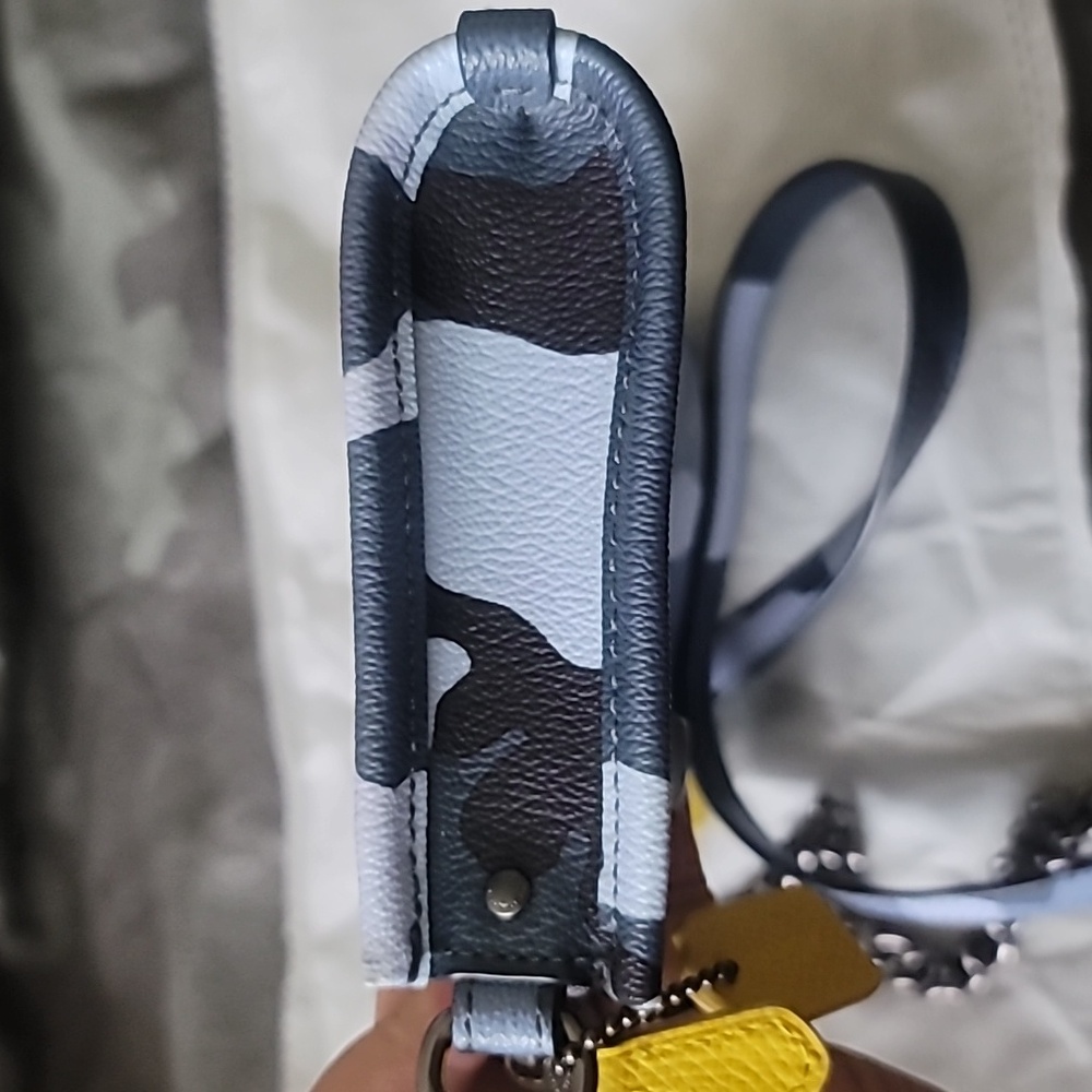 COACH MICKIE CROSSBODY CAMO PEBBLE CROSSBODY BAG - Picture 12 of 12